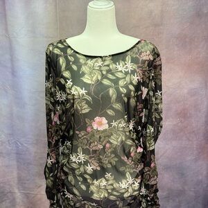 INC International Concepts Sheer Blouse